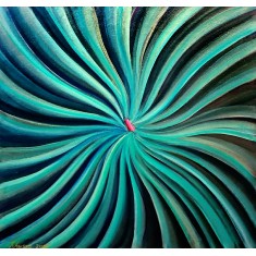 Khusro Subzwari, 20 x 20 Inch, Acrylics on Canvas, Figurative Painting, AC-KS-263